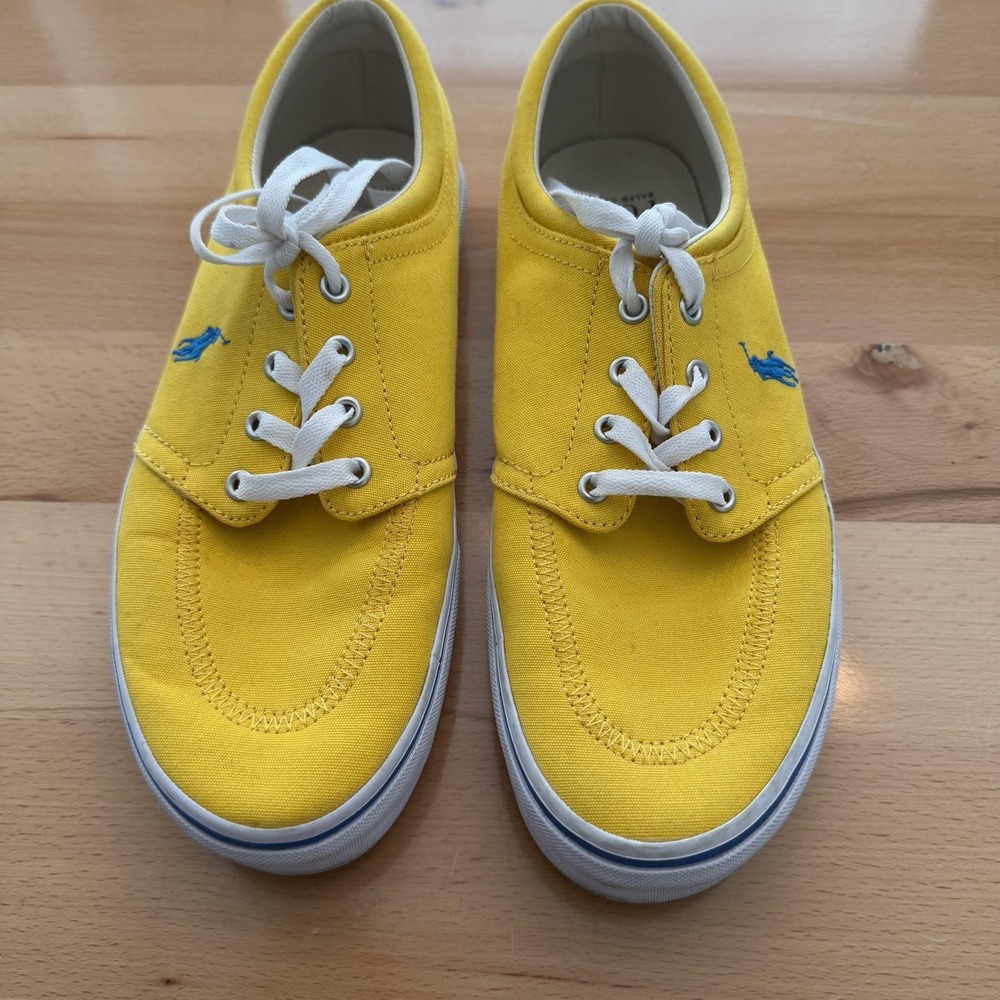 Polo‎ Ralph Lauren Faxon X Shoes Mens Size 9 Canvas Low Top Casual Sneakers